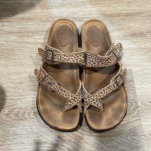 Leopard Sandals